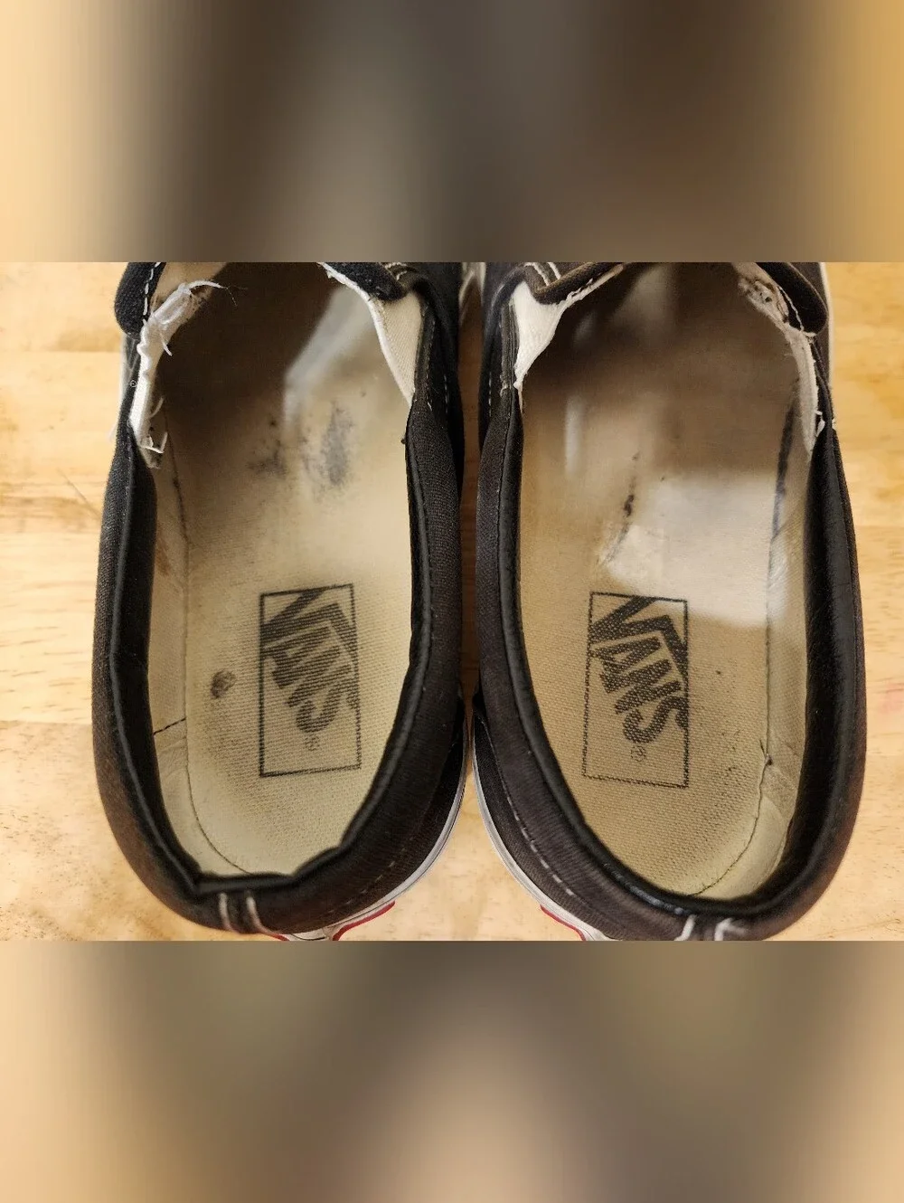 Vans Classic Black and White Slip-On Men’s Loafers